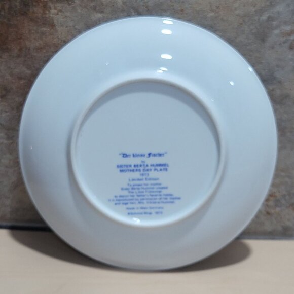 Schmid Hummel Mother's Day 1973 To Please Her Mother Decorative Wall Hanging Pla - Picture 2 of 11